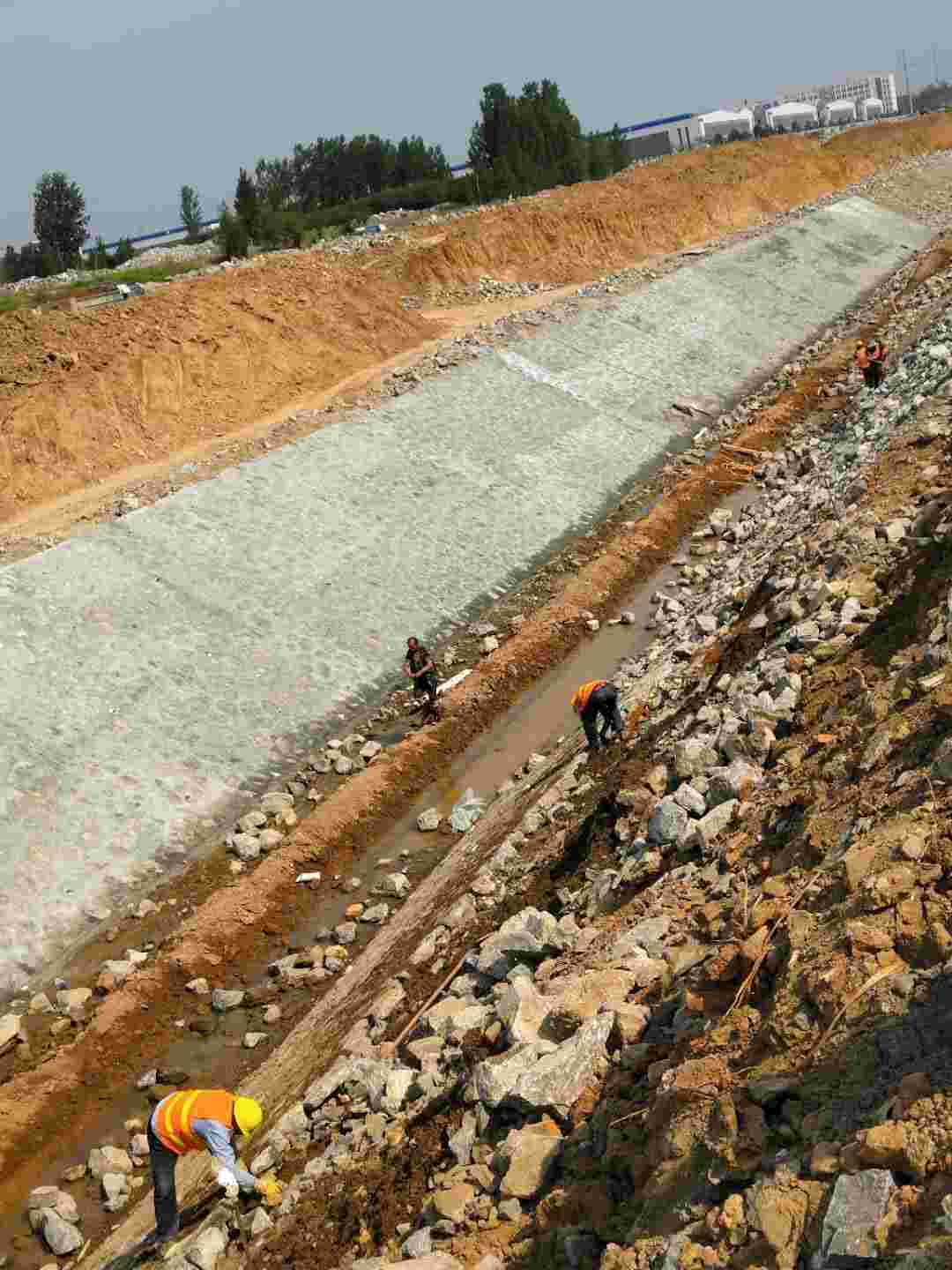 贵州安顺河堤护坡浆砌石
