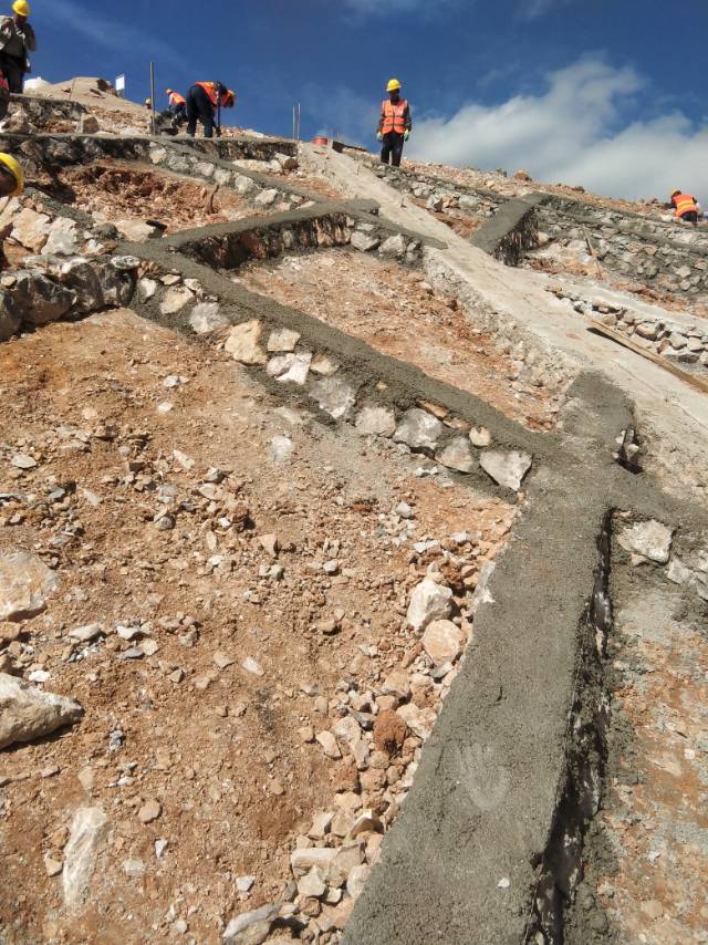 广西百色浆砌石骨架3040/方130,材料到位,月结80%